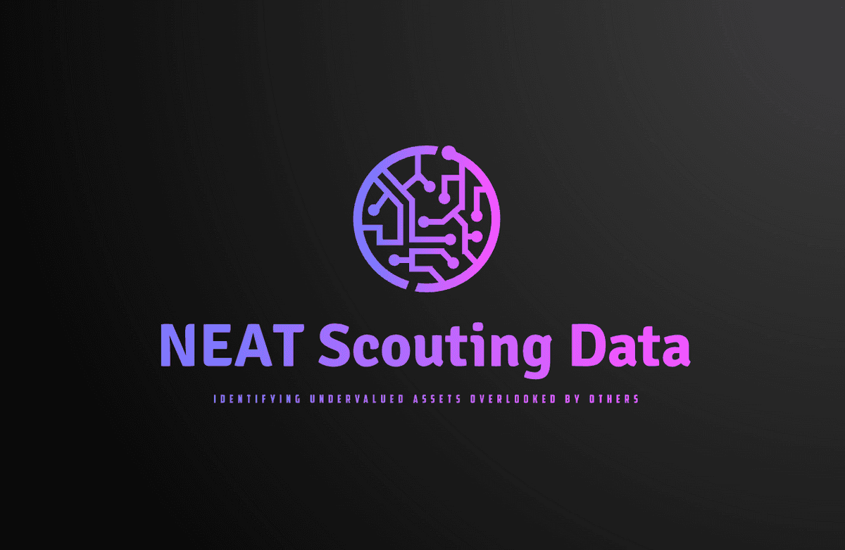 Logo of NEAT Scouting Data with a stylized digital brain