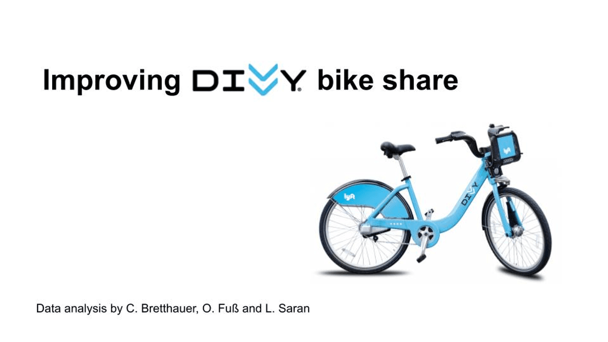 Verbessern Sie das Divvy-Fahrradverleihsystem