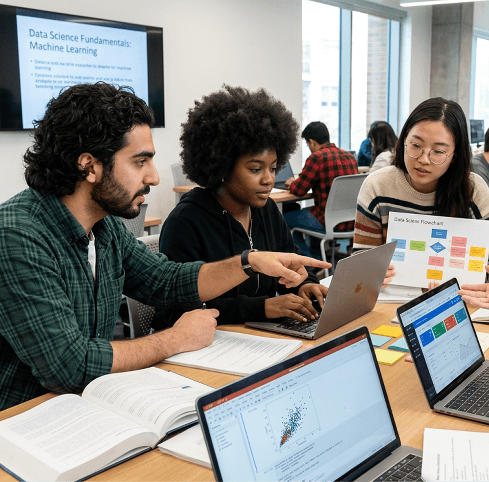 People studying together.