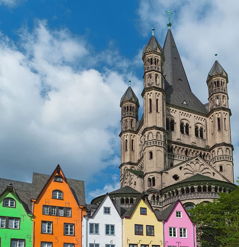 Cologne with old building
