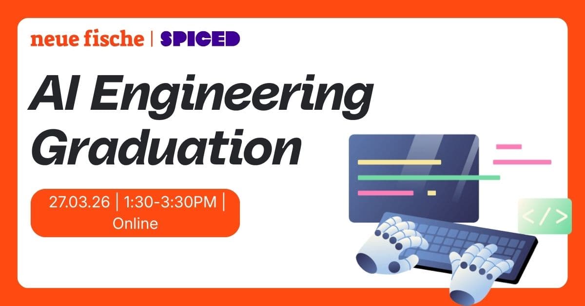 Online event announcement for AI Engineering Graduation