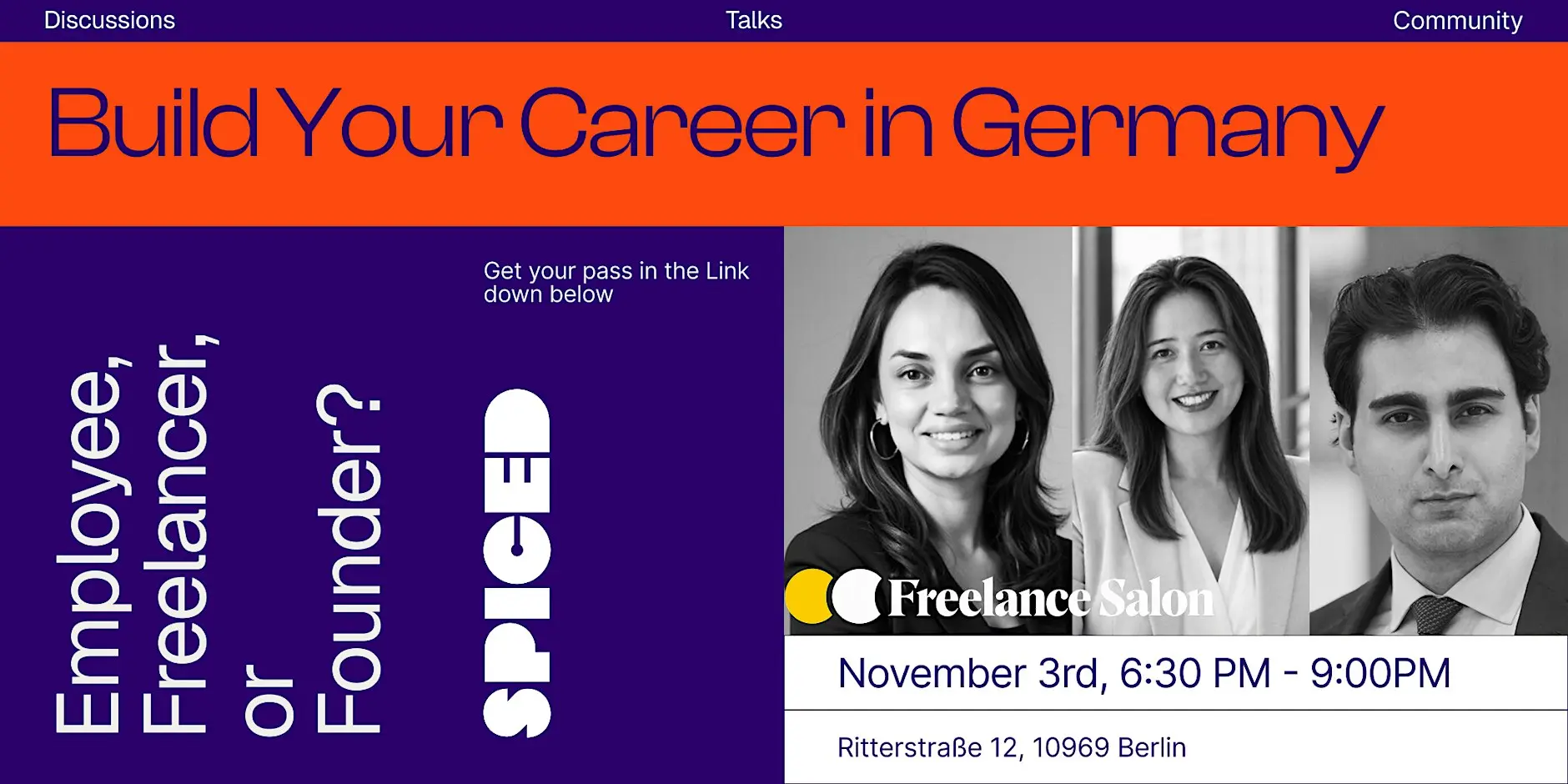 Event, Nov 3, 6:30 PM - 9 PM
