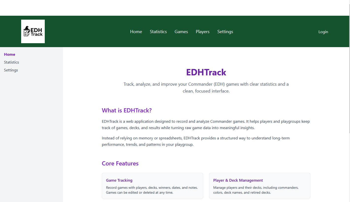 EDHTrack