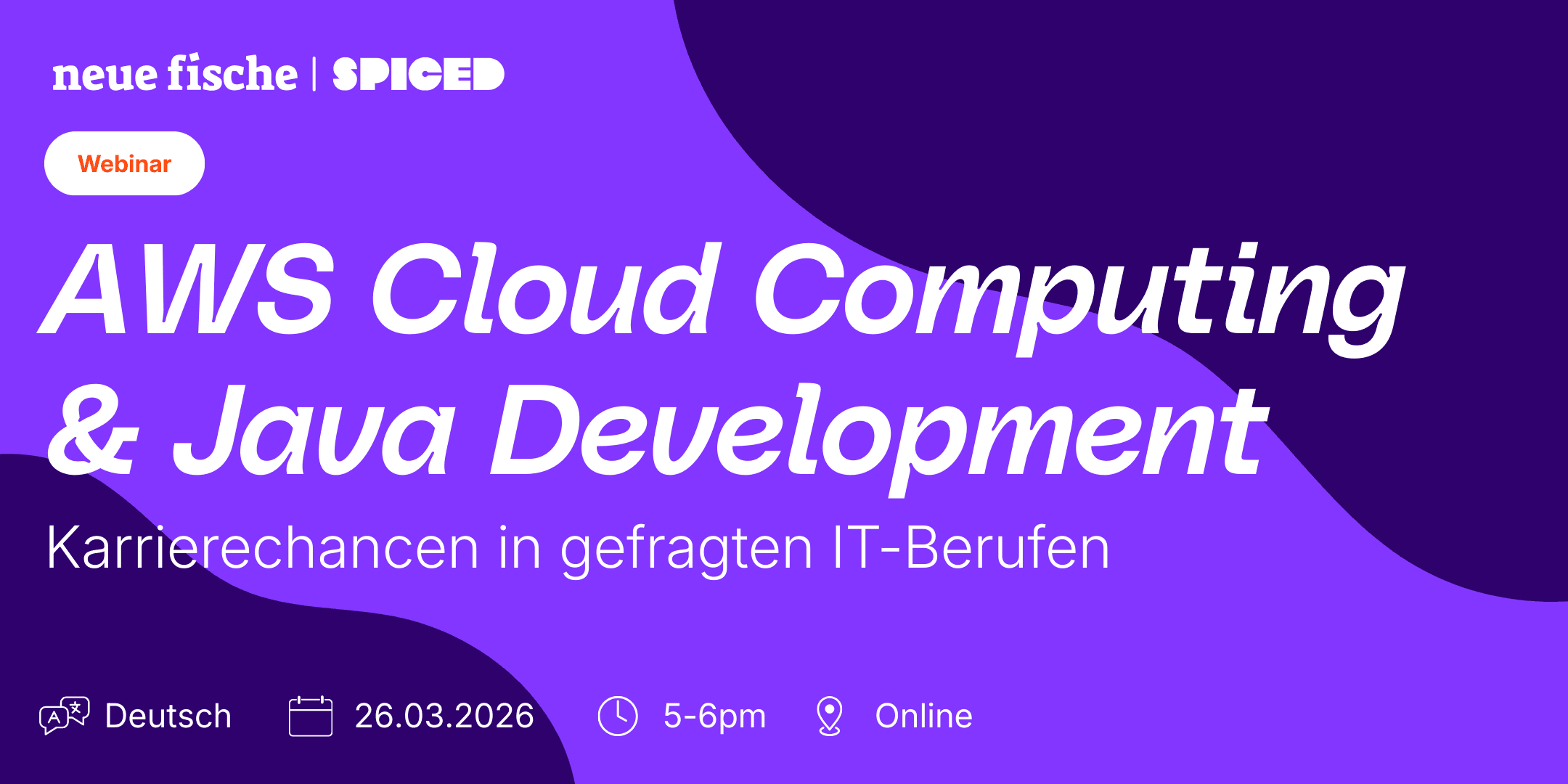 Webinar zu AWS Cloud Computing und Java Entwicklung