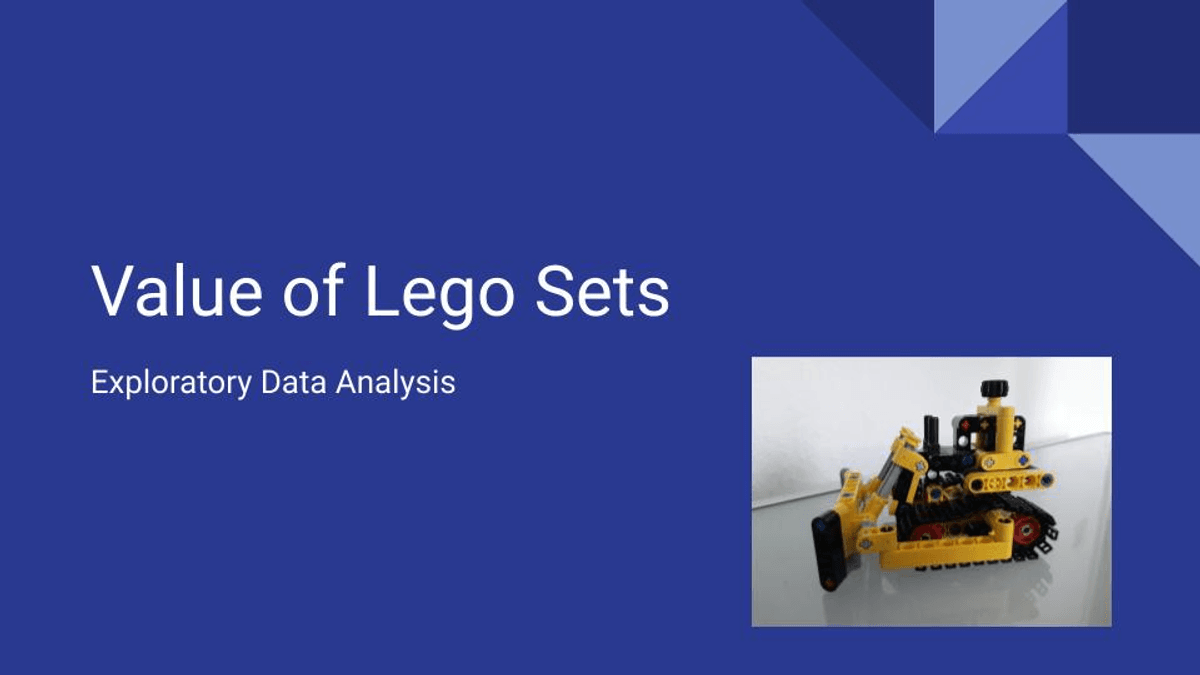 Value of Lego Sets
