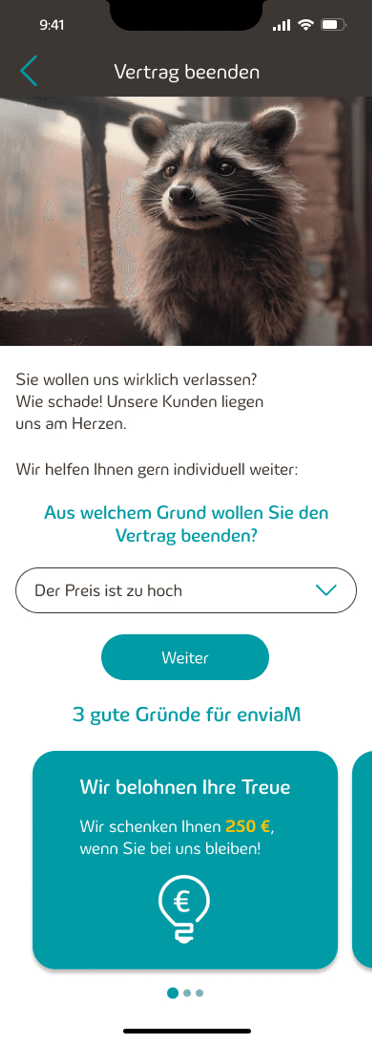 "Meine enviaM" app: Smart Way of Churn Management