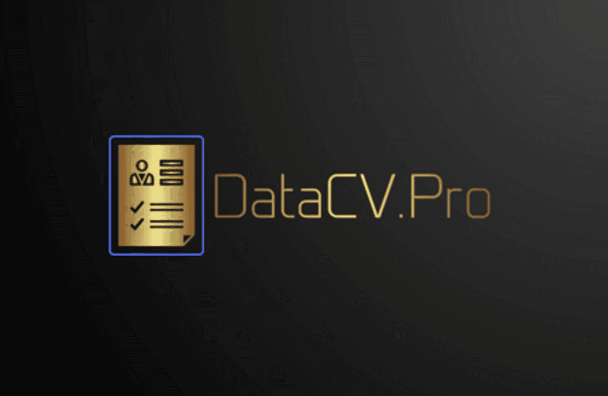 DataCV.Pro logo with stylized resume icon