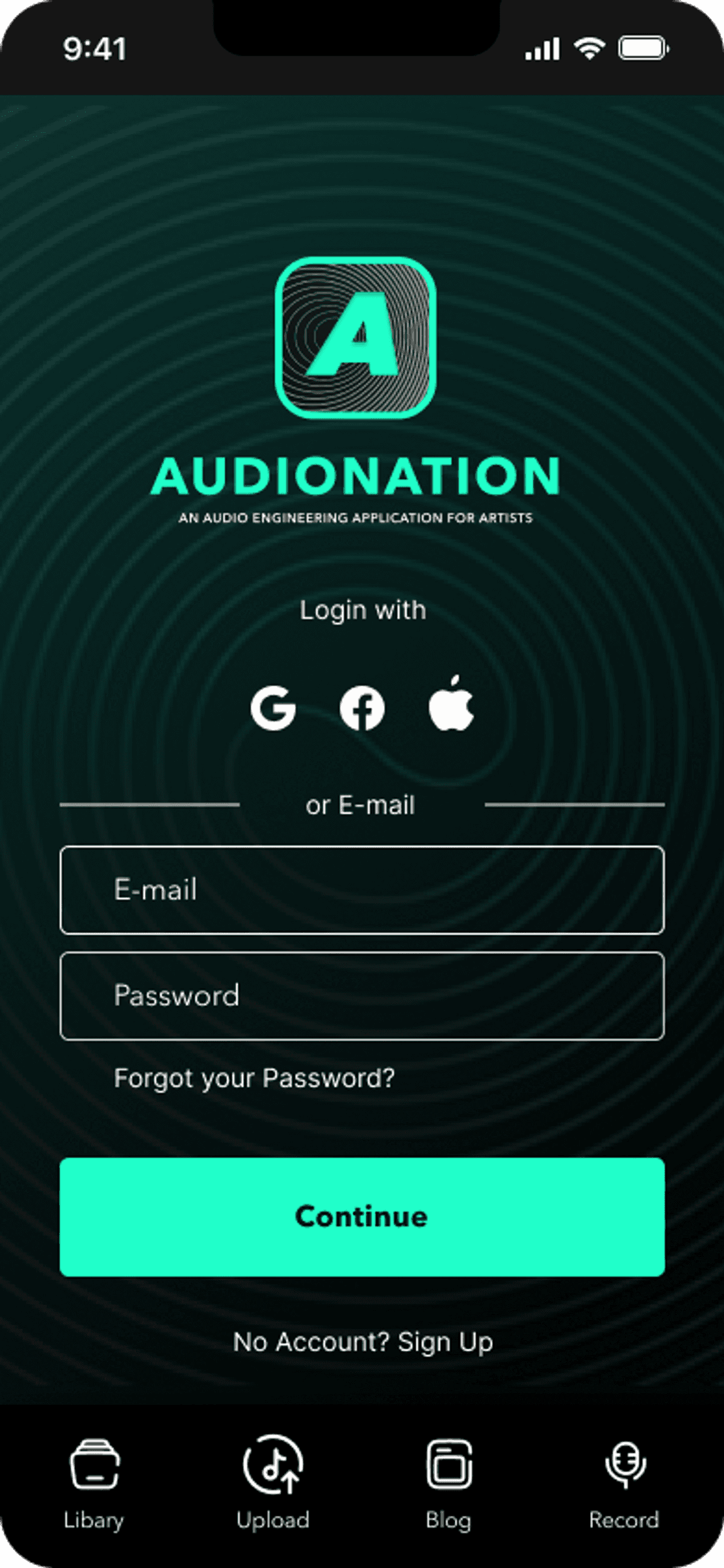 Audionation - your audio engineering application